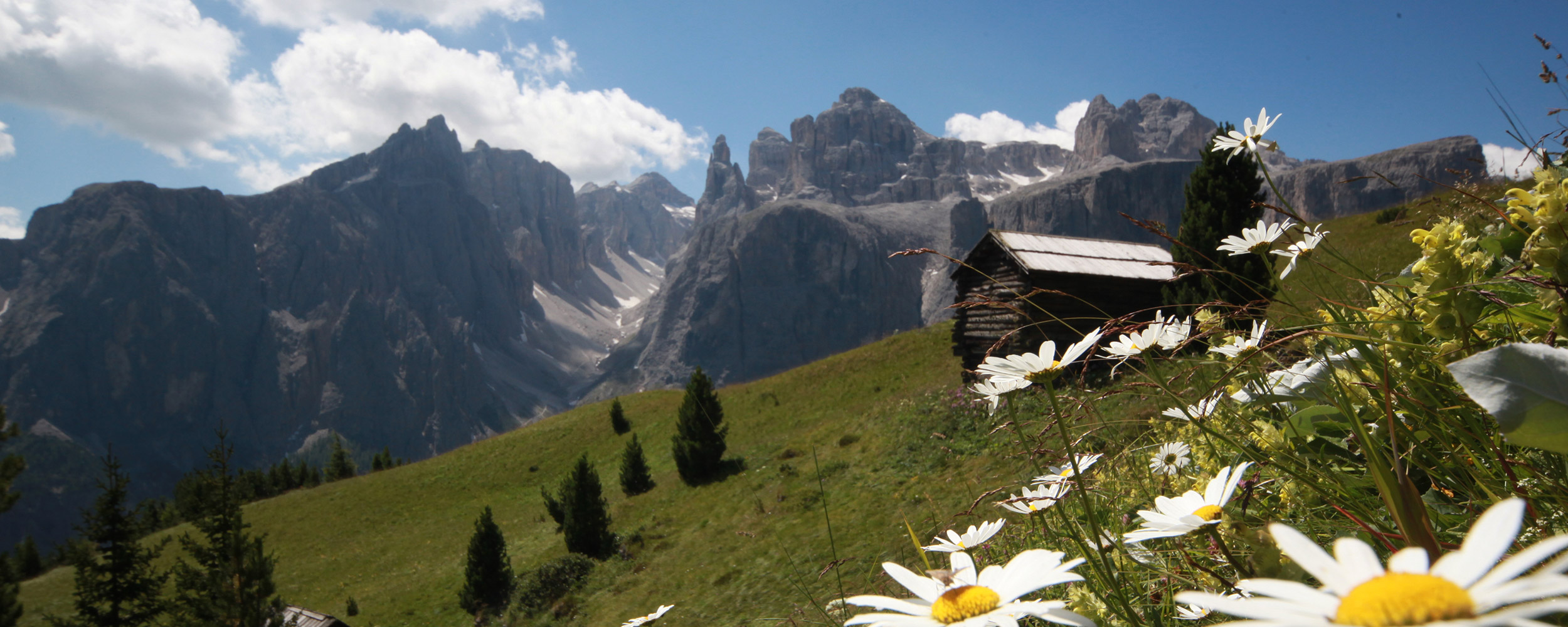 Die Südtiroler Dolomiten in Alta Badia im Sommer
